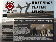Tablet Screenshot of krav-maga-leipzig.de
